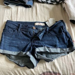 Dark blue Hollister shorts